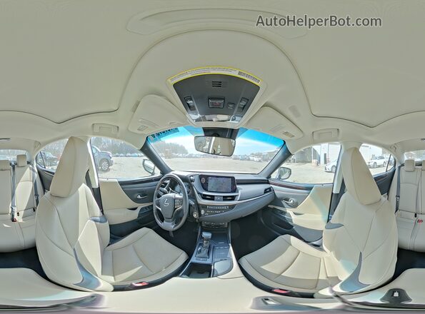 58ADZ1B13MU107940 2021 LEXUS ES White 360 interior view