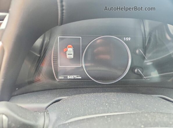 58ADZ1B18LU060077 2020 LEXUS ES Black Vista del cuadro de instrumentos