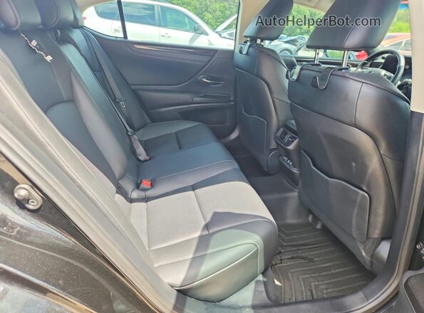 58ADZ1B18LU060077 2020 LEXUS ES Black Vista de los asientos traseros