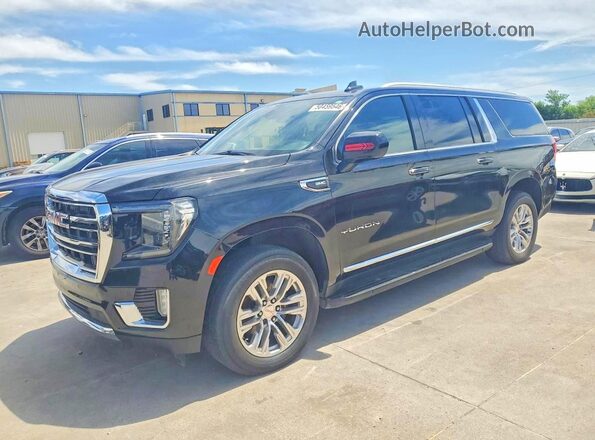 1GKS1GKD5MR356741 2021 GMC YUKON Черный Передняя левая четверть