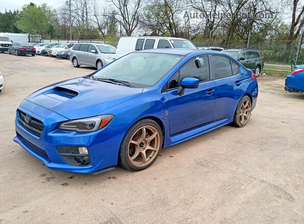 JF1VA1B62H9803285 2017 SUBARU WRX Синий Задняя правая четверть