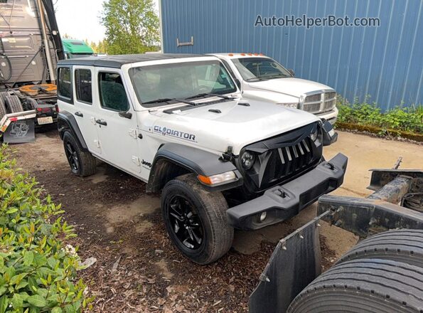1C4HJXDMXLW347620 2020 JEEP WRANGLER Белый Задняя левая четверть