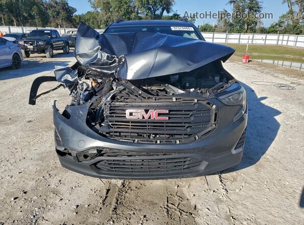 3GKALMEV3JL181014 2018 GMC TERRAIN Серый Вид сзади