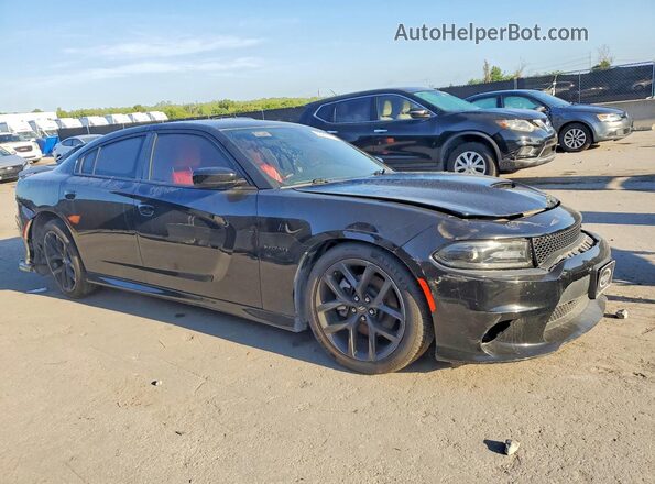2C3CDXCT7MH650126 2021 DODGE CHARGER Black Front view