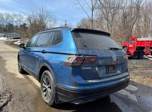 3VV0B7AX7LM015922 2020 VOLKSWAGEN TIGUAN Blue წინა მარჯვენა
