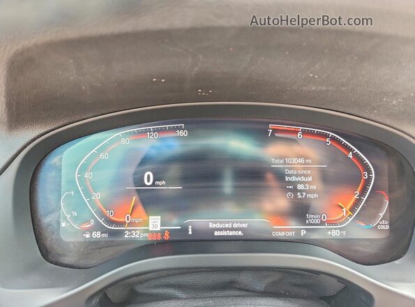 5UX2V1C03M9H38079 2021 BMW X4 Белый Вид задних сидений