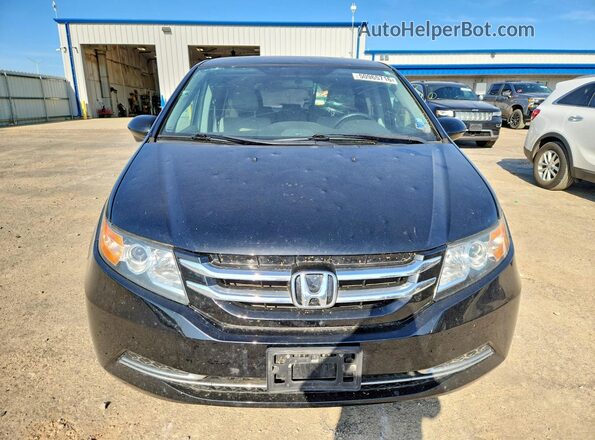 5FNRL5H30HB014813 2017 HONDA ODYSSEY Черный Вид спереди
