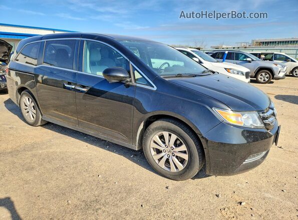 5FNRL5H30HB014813 2017 HONDA ODYSSEY Черный Передняя правая четверть