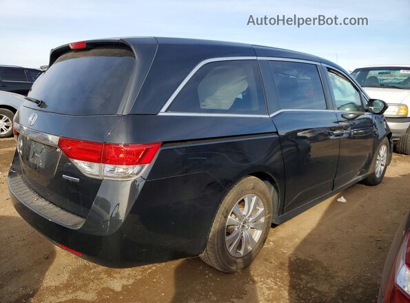 5FNRL5H37HB013285 2017 HONDA ODYSSEY Черный Задняя правая четверть