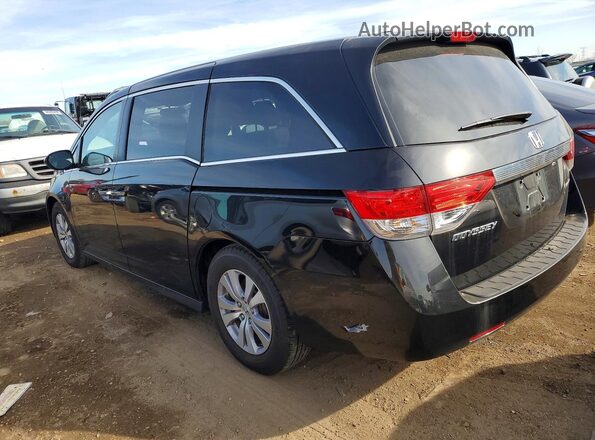 5FNRL5H37HB013285 2017 HONDA ODYSSEY Черный Задняя левая четверть