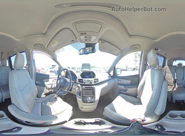 5FNRL5H60HB001523 2017 HONDA ODYSSEY Серебряный Панорамный вид салона 360°