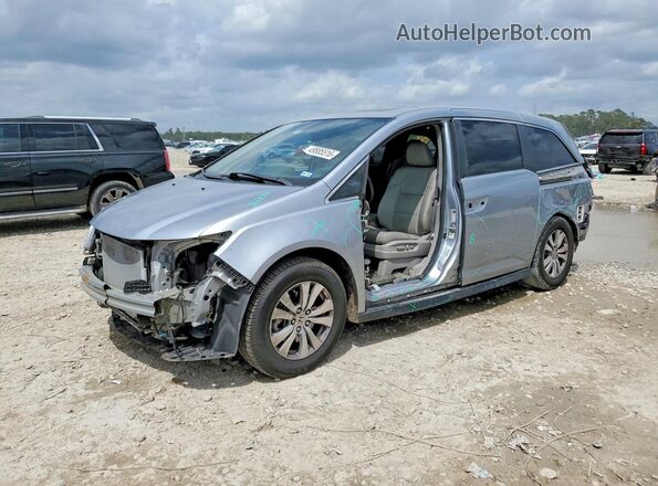 5FNRL5H60HB022565 2017 HONDA ODYSSEY Silver Vista tres cuartos delantera izquierda