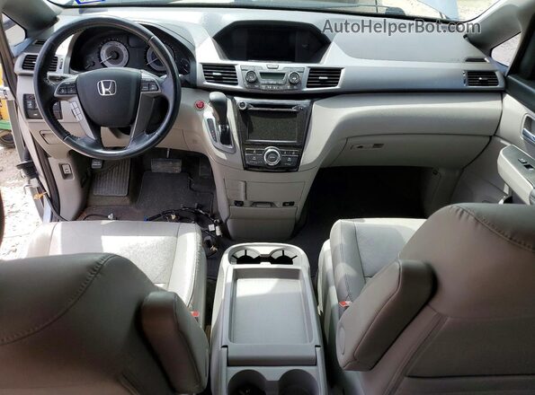 5FNRL5H60HB022565 2017 HONDA ODYSSEY Silver Vista del salpicadero