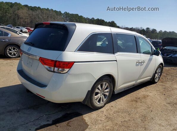 5FNRL5H66HB003003 2017 HONDA ODYSSEY Белый Задняя правая четверть