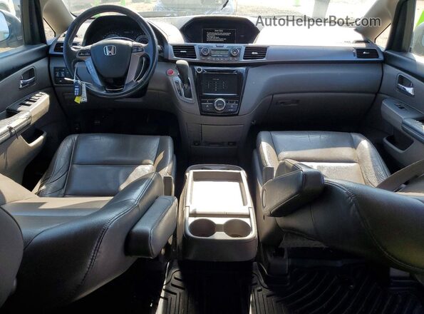 5FNRL5H66HB003003 2017 HONDA ODYSSEY Белый Вид панели приборов