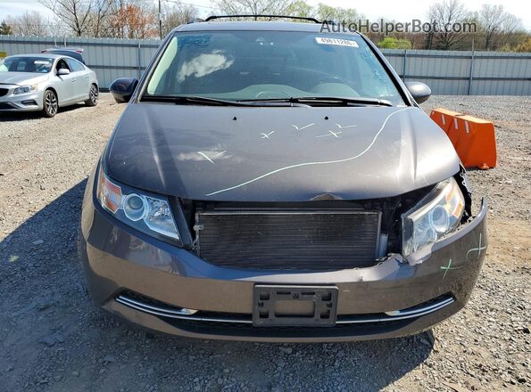 5FNRL5H68HB013113 2017 HONDA ODYSSEY Gray Vista frontal
