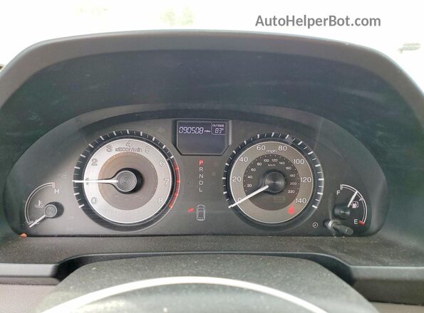 5FNRL5H68HB013113 2017 HONDA ODYSSEY Gray Vista del cuadro de instrumentos