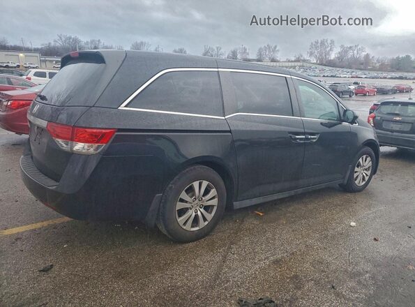 5FNRL5H68HB019302 2017 HONDA ODYSSEY Черный Задняя правая четверть