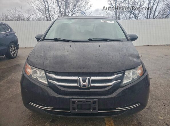 5FNRL5H68HB019302 2017 HONDA ODYSSEY Черный Вид спереди