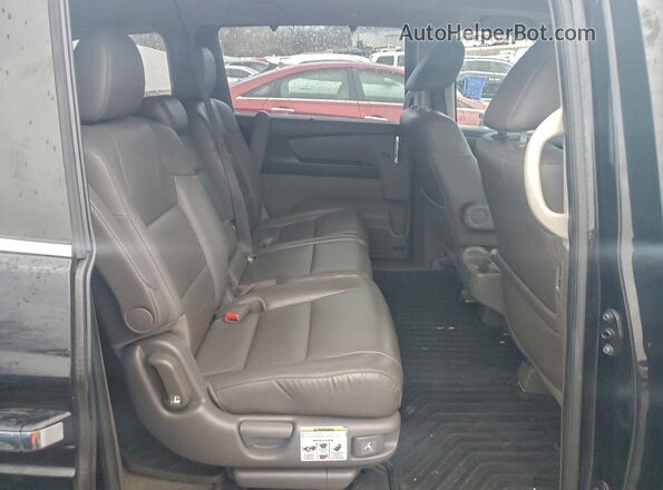5FNRL5H68HB019302 2017 HONDA ODYSSEY Черный Вид задней части салона