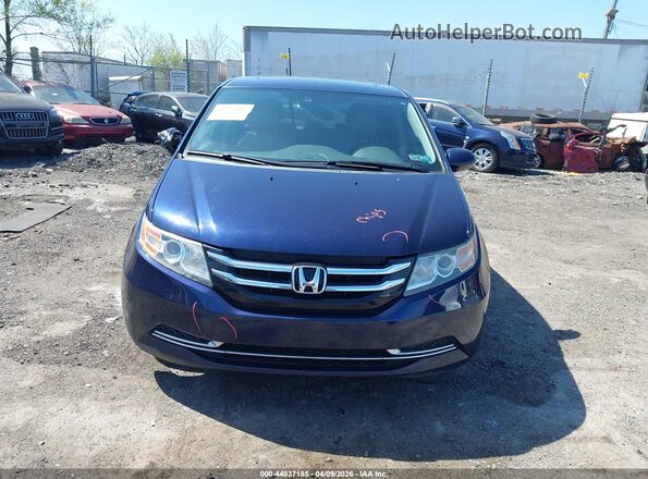 5FNRL5H69HB014156 2017 HONDA ODYSSEY Синий Вид щитка приборов