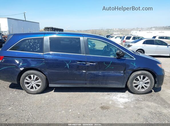5FNRL5H69HB014156 2017 HONDA ODYSSEY Синий Вид задней части салона