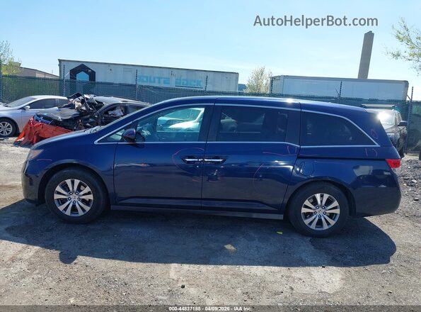 5FNRL5H69HB014156 2017 HONDA ODYSSEY Синий Панорамный вид салона 360°