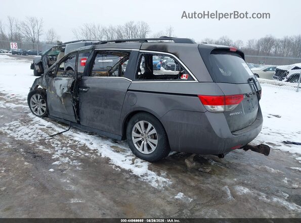 5FNRL5H6XHB007135 2017 HONDA ODYSSEY Gray Rear left