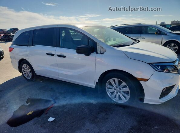 5FNRL6H23KB049236 2019 HONDA ODYSSEY Белый Передняя правая четверть