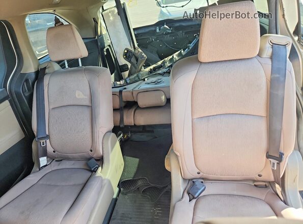 5FNRL6H23KB049236 2019 HONDA ODYSSEY Белый Вид задних сидений