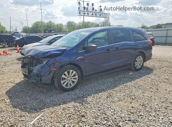 5FNRL6H28KB094852 2019 HONDA ODYSSEY Blue Przód lewy