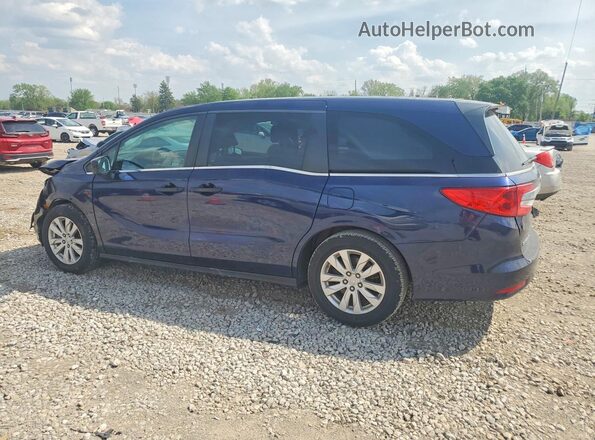 5FNRL6H28KB094852 2019 HONDA ODYSSEY Blue Tył lewy