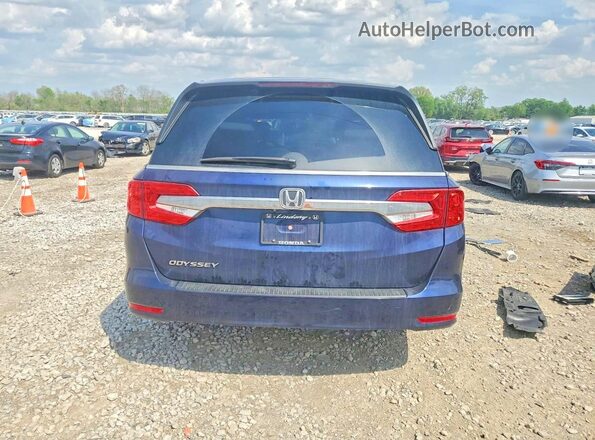 5FNRL6H28KB094852 2019 HONDA ODYSSEY Blue Widok z tyłu
