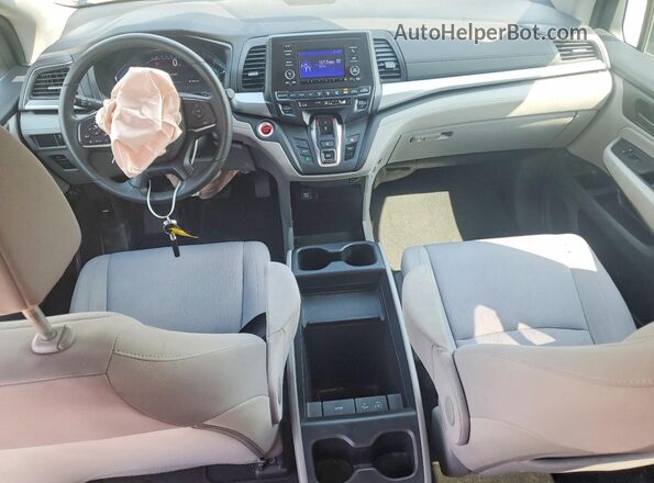 5FNRL6H28KB094852 2019 HONDA ODYSSEY Blue Widok deski rozdzielczej