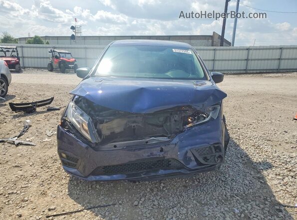 5FNRL6H28KB094852 2019 HONDA ODYSSEY Blue Widok z przodu