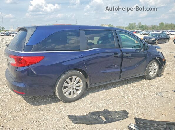 5FNRL6H28KB094852 2019 HONDA ODYSSEY Blue Tył prawy