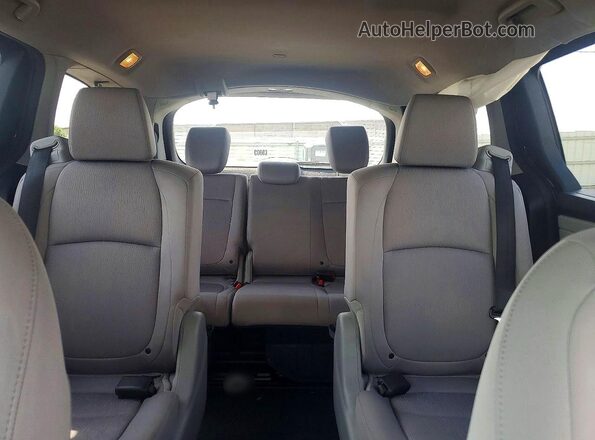 5FNRL6H28KB094852 2019 HONDA ODYSSEY Blue Widok tylnych siedzeń