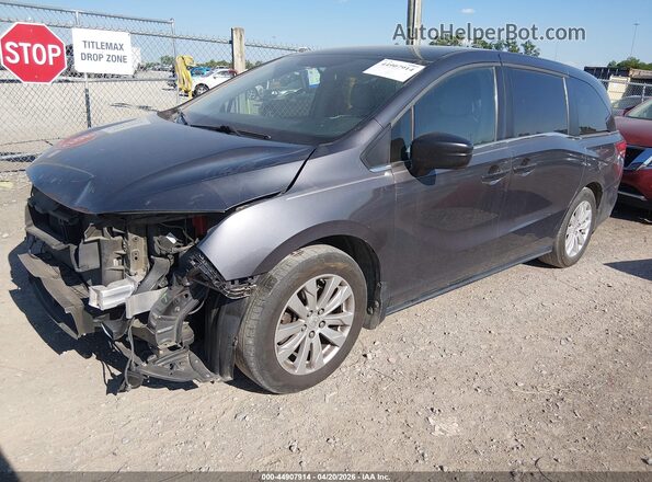 5FNRL6H2XJB053024 2018 HONDA ODYSSEY Gray Przód lewy