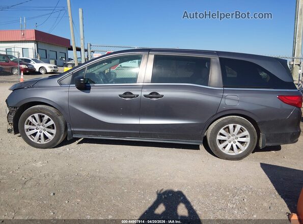 5FNRL6H2XJB053024 2018 HONDA ODYSSEY Gray 
