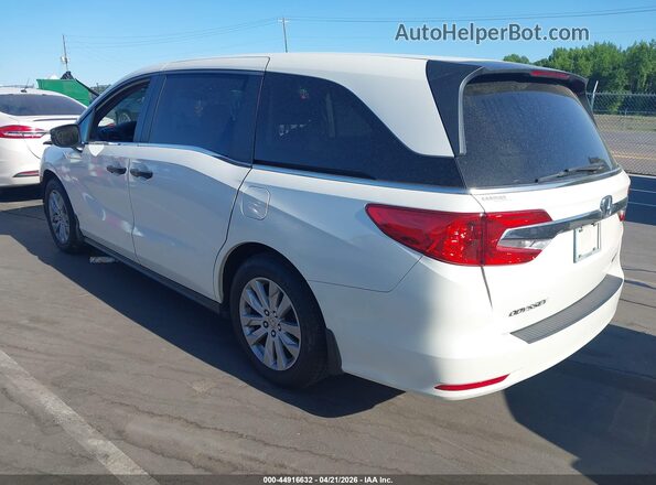 5FNRL6H2XKB099177 2019 HONDA ODYSSEY White Tył lewy