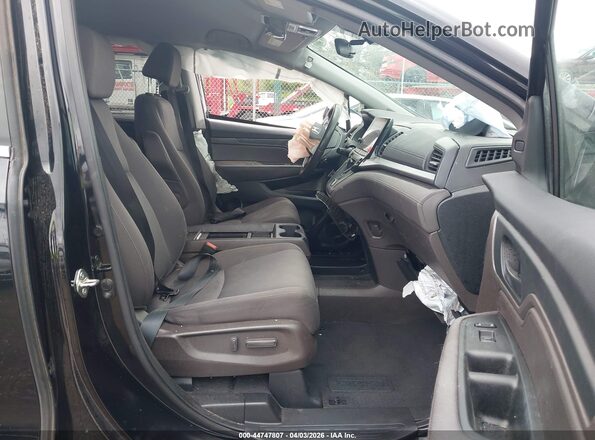 5FNRL6H51KB051772 2019 HONDA ODYSSEY Черный Вид салона спереди