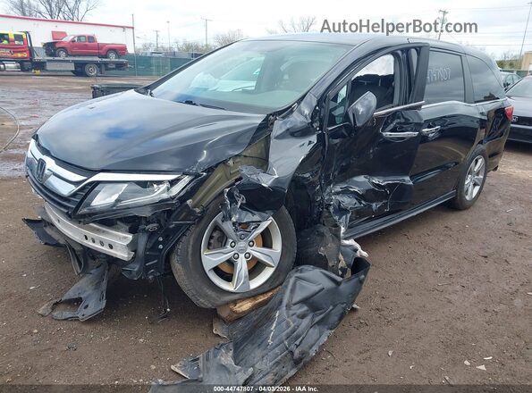 5FNRL6H51KB051772 2019 HONDA ODYSSEY Черный Вид спереди