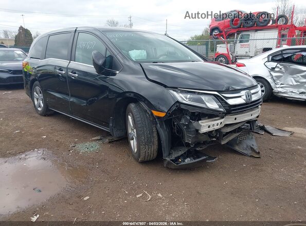 5FNRL6H51KB051772 2019 HONDA ODYSSEY Черный Передняя правая четверть
