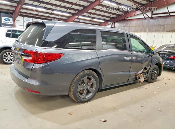 5FNRL6H51MB011856 2021 HONDA ODYSSEY Gray Trasero derecho