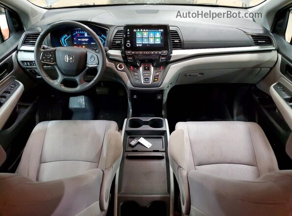 5FNRL6H51MB011856 2021 HONDA ODYSSEY Gray Vista del salpicadero