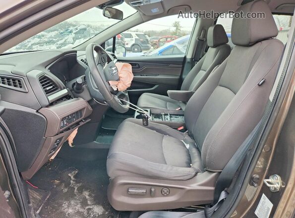 5FNRL6H52KB131968 2019 HONDA ODYSSEY Gray Vista interior delantera