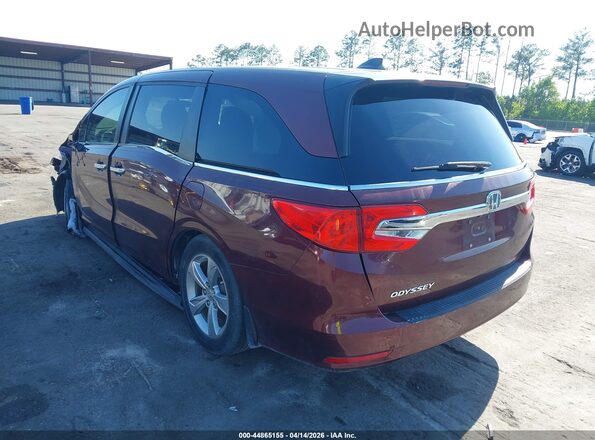 5FNRL6H57JB052388 2018 HONDA ODYSSEY Красный Задняя левая четверть