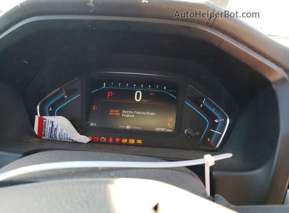 5FNRL6H57KB070987 2019 HONDA ODYSSEY Gray Widok zestawu wskaźników