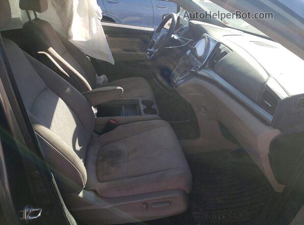 5FNRL6H57KB070987 2019 HONDA ODYSSEY Gray Widok wnętrza z przodu
