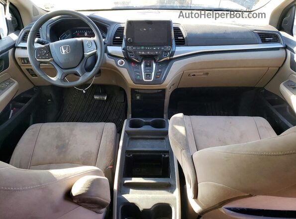 5FNRL6H57KB070987 2019 HONDA ODYSSEY Gray Widok deski rozdzielczej